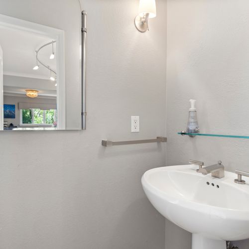 Multiple bathrooms make group stays easy—just one more way this home keeps things simple.