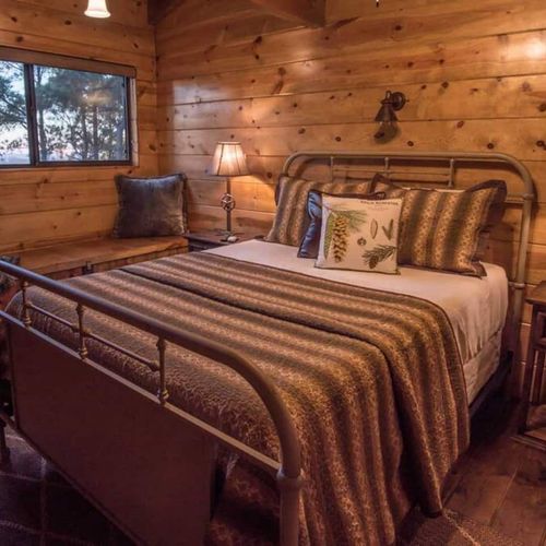 This Queen Bedroom (4/4 rooms upstairs). Shares a full bath.