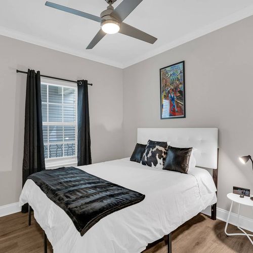 Rest easy on a comfy bed dressed in soft microfiber sheets.