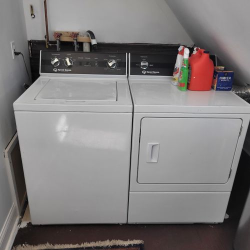 Laundry area (second floor):  a very convenient washer and dryer is provided on the second floor.