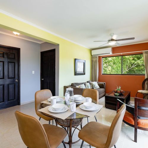 Cozy space to share with the TV area and dining table near the kitchen.