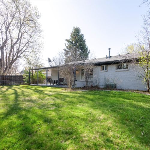 Enjoy the fresh air and colorado sunshine while the kids play in the fully-fenced yard.