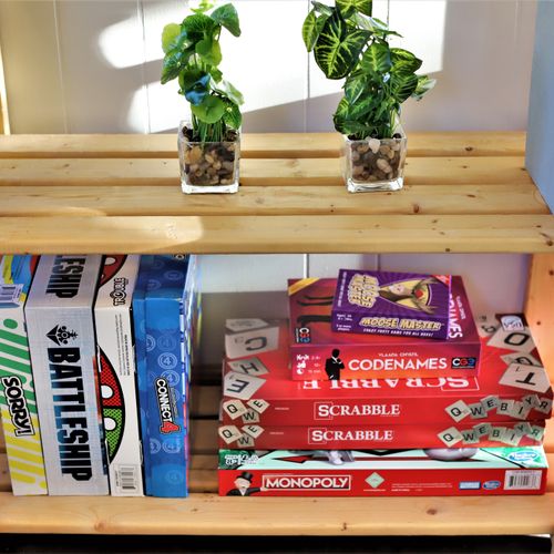 A variety of games perfect for connecting and relaxing.