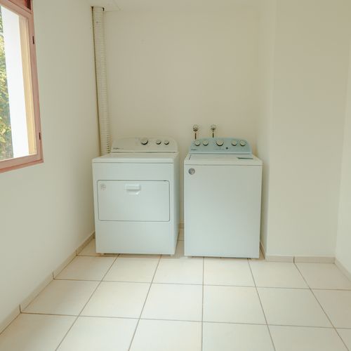 Laundry room: Main floor 
Free to use. Guests must provide their own detergent.
