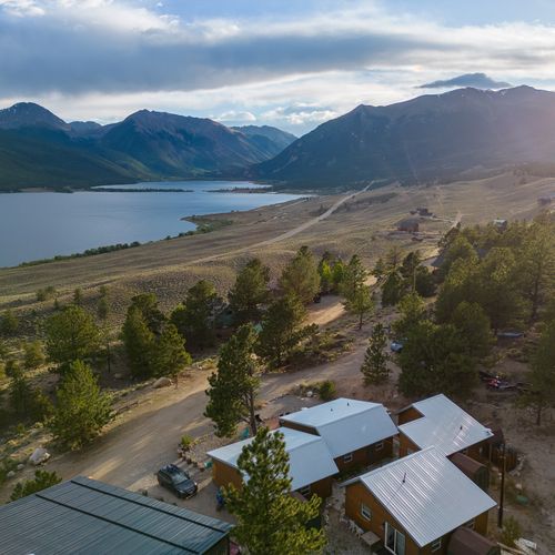 Experience cabin life among nature at twin lakes, colorado.