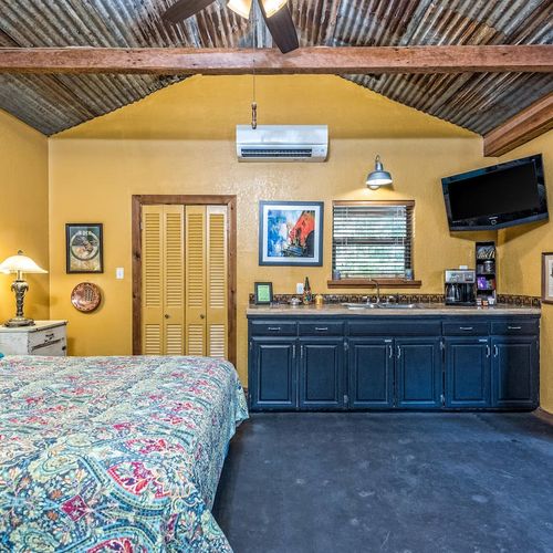 Kitchen Area and Bedroom