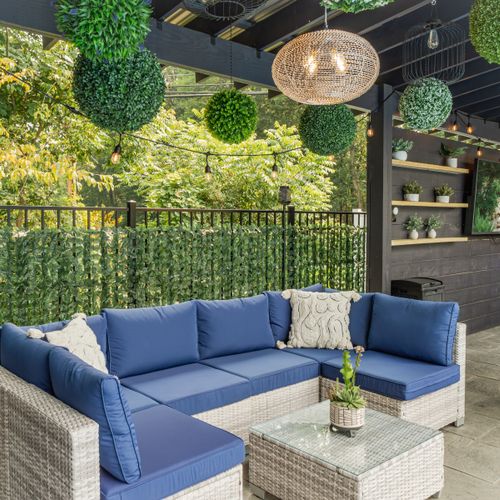 Enjoy your own private lounge area on the pool deck.