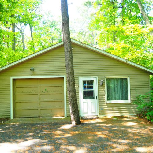 Exterior:  the third bedroom, which is next to the detached garage.
