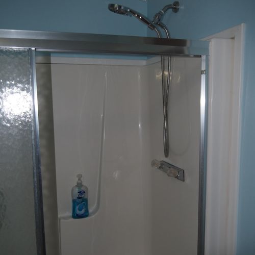 Bathroom #1:  the shower