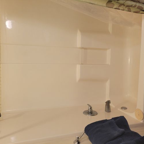 Bathroom #3 (lower level):  full bathroom on the lower level