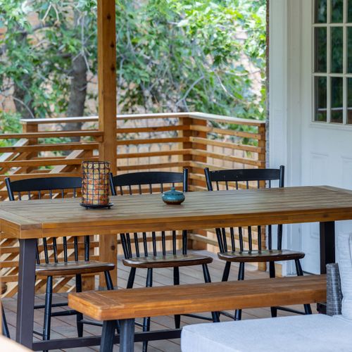 Where order meets ambiance—clean lines and thoughtful outdoor accents everywhere.