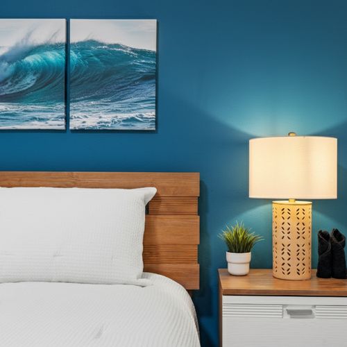 Drift off to sleep! Designer details for ultimate comfort.