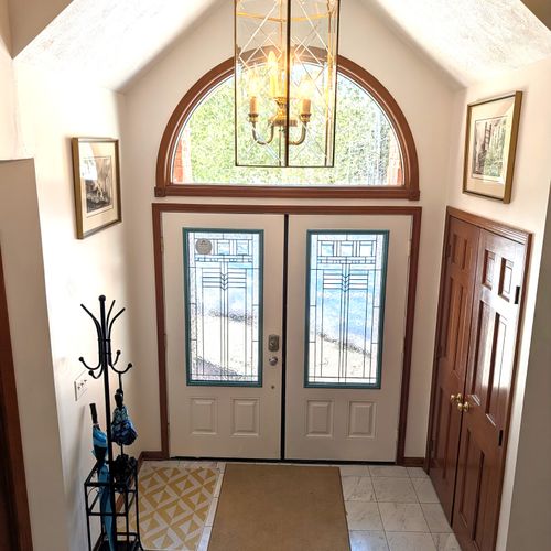 FOYER:  The home has a magnificent 2-story front foyer!