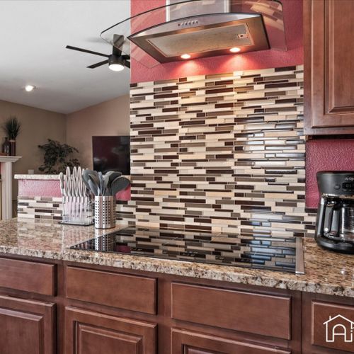 Unleash your culinary skills in the recently renovated kitchen, equipped with the essentials for your next meal.