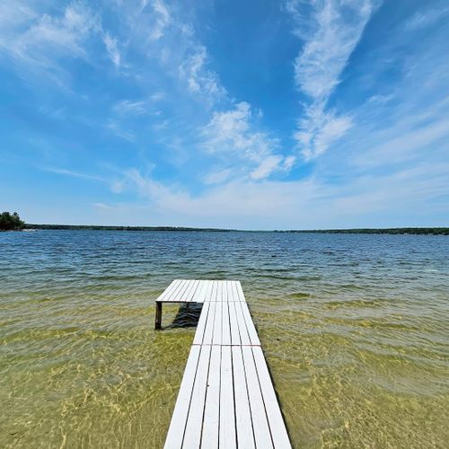 Overall:  the private dock that is shared between the cabins