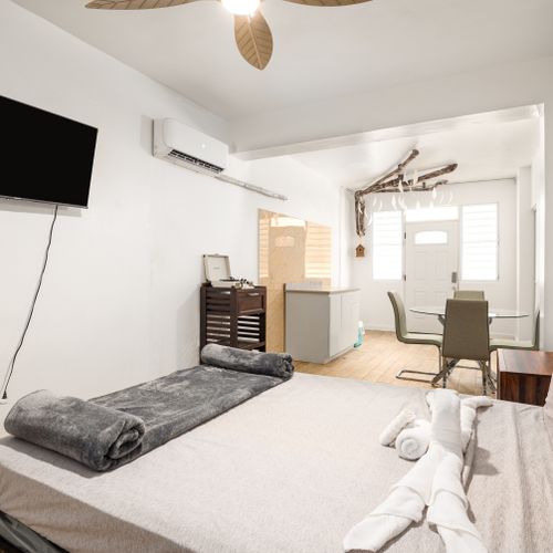 Fresh, clean linens & ample natural light.