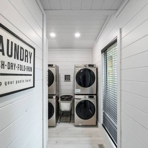 Washers and dryers are available to all guests.