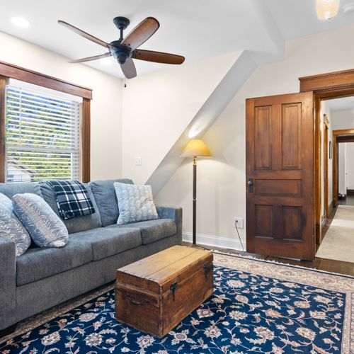 LIVING ROOM #2 (SECOND FLOOR):  includes a sofa-bed.