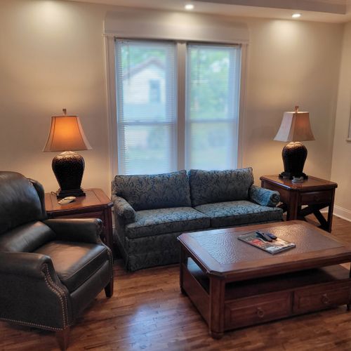 Overall:  the home's gorgeous main living room.