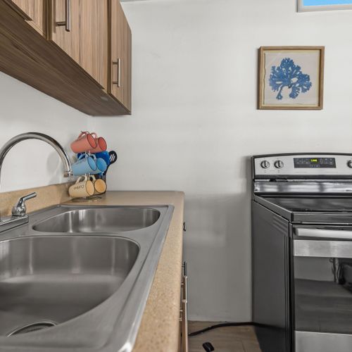 Stylish kitchen perfect for home-cooked meals.