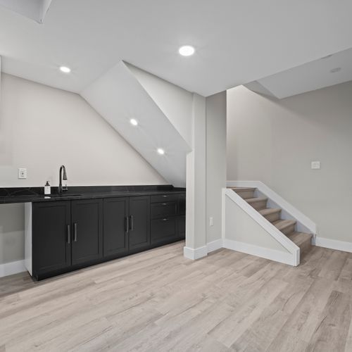 Bonus lower-level space perfect for games, snacks, and chill time.