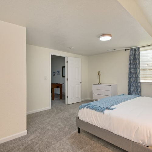 This spacious suite offering ample space and plenty of storage during your stay.