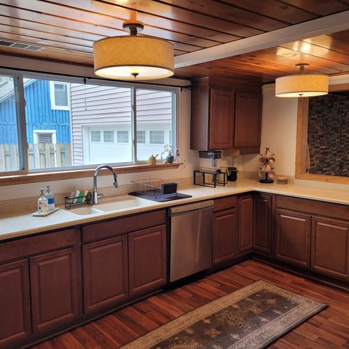 Kitchen:  the large kitchen with all the necessities you need for making a great meal
