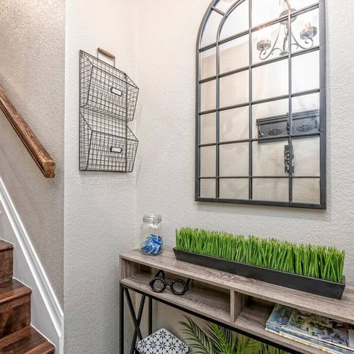 Entrance to the condo, one flight of steps