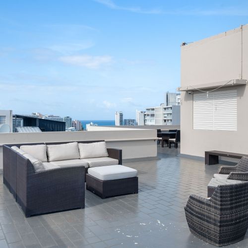 Feel the breeze while unwinding on our comfortable terrace.