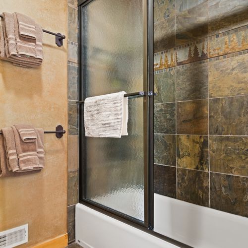 Bathroom #2 (loft):  full bathroom with combination tub and shower in the upstairs loft area.