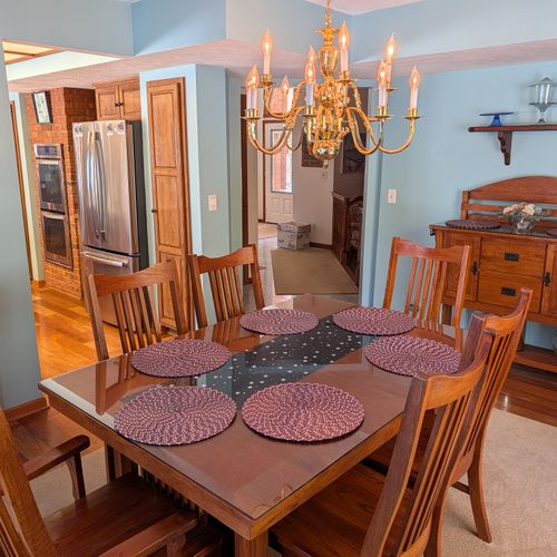 DINING AREA #2:  There is a more formal dining area on the opposite side of the kitchen.