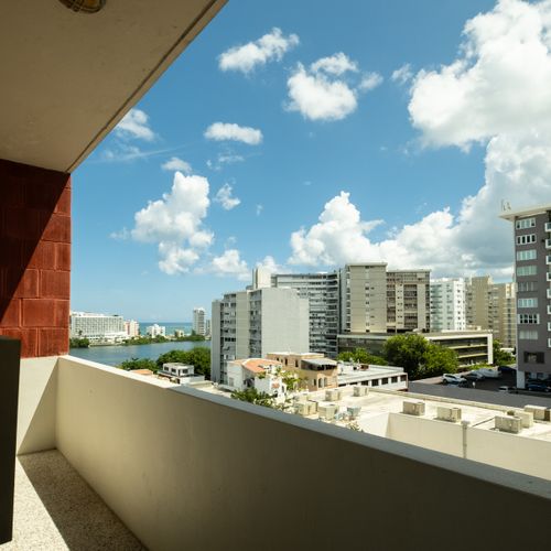 Breathtaking city views from your private balcony.