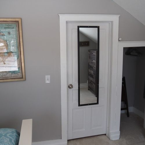 Bedroom #2:  on second floor and features a queen-size bed.