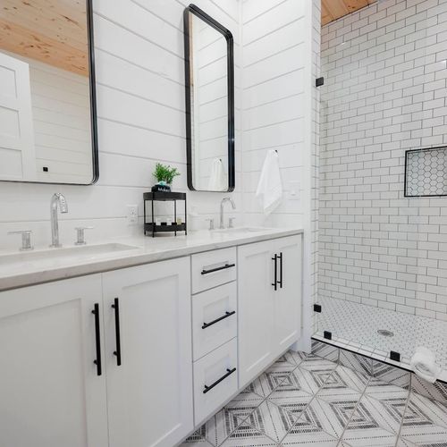 The private attached bathroom.