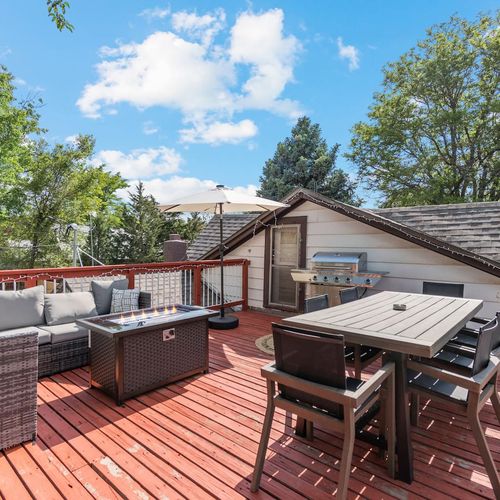 Enjoy a grilled meal and the fresh air and sunshine our second floor patio.