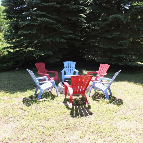 Exterior:  the backyard bonfire ring
