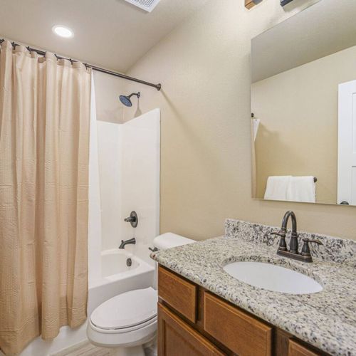 Full bathroom with shower+ tub combo  #2
