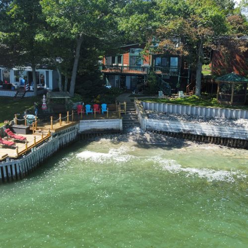 Overall:  aerial view of the private lakefront!