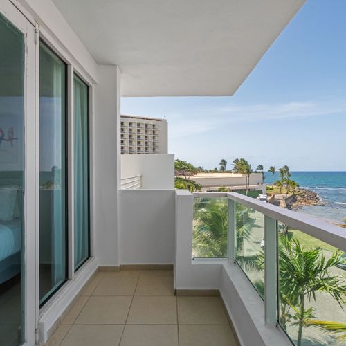 Savor unparalleled views of the historic fort and sparkling ocean from your private balcony. A truly spectacular tropical setting.