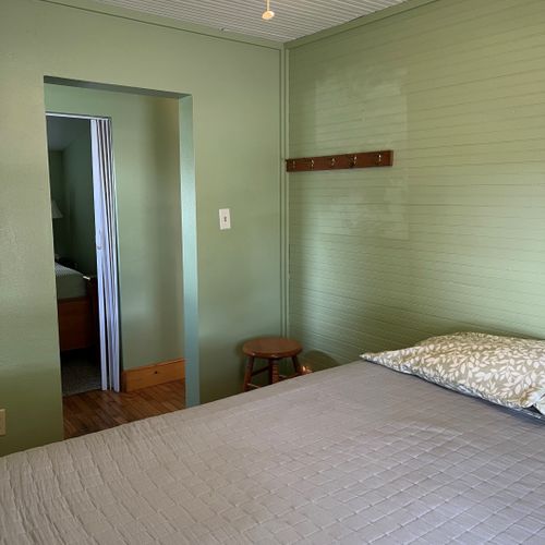 Bedroom #2:  this bedroom also features a queen-size bed.