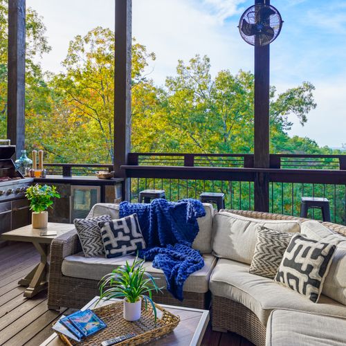 If relaxation is what you're craving, settle into plush outdoor seating that feels more like a luxury lounge in the sky.