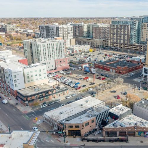 Parking available in the lot behind the building.