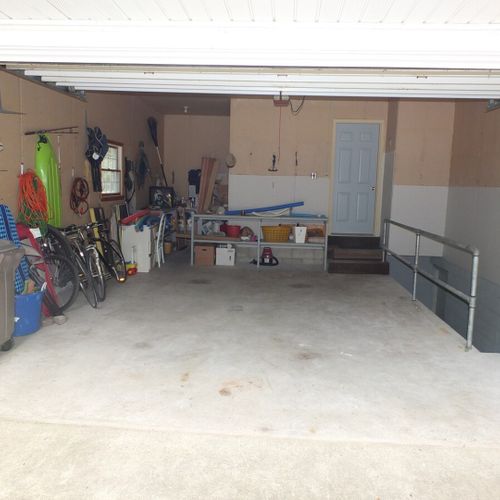 Garage:  the home has a 1-car garage that is available for guests to use.