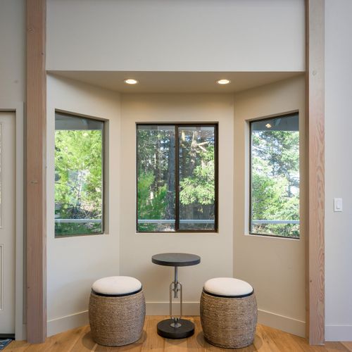 Kitchen nook for early coffee...