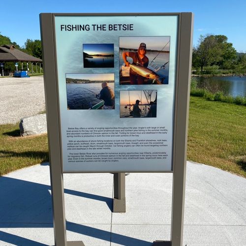 Extra:  the area is famous for fishing, particularly salmon fishing on the betsie river and in lake michigan.