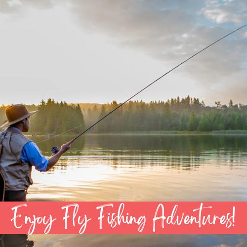 Cast a line in crystal-clear waters just minutes away.