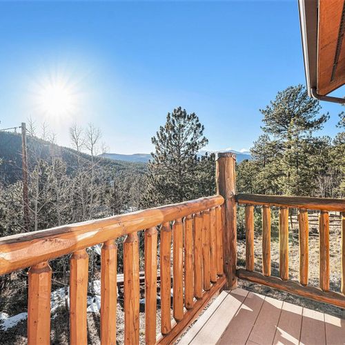 Step outside from the master suite to enjoy a delightful outdoor balcony perfect for relaxation and fun.