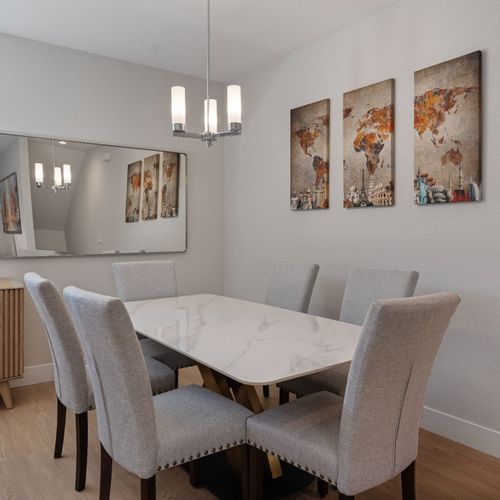 Settle into cushioned chairs under soft lighting—perfect for recharging over a meal.