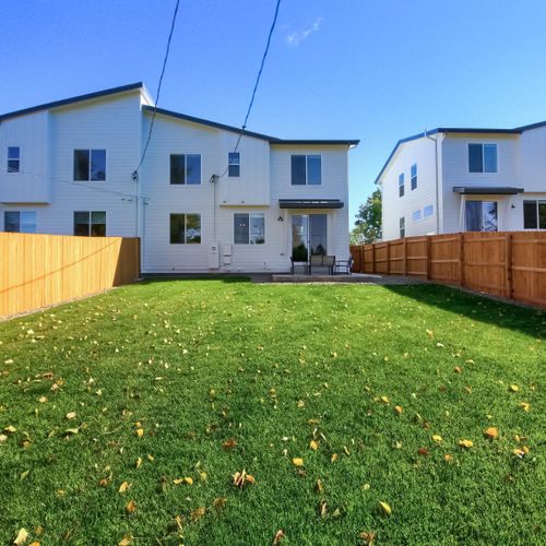 Step outside, get some vitamin d and enjoy the fresh air with a sprawling backyard.
