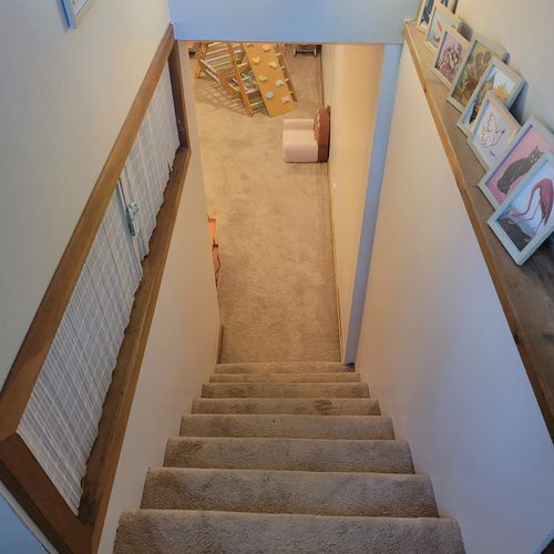 Stairs #2:  the stairs leading down to the basement